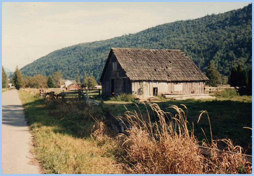 Barn built by Robert Brown - early 1920's