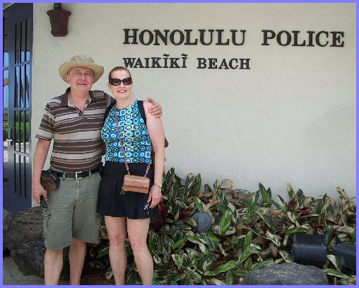 Pat and Elmer, Waikiki Beach