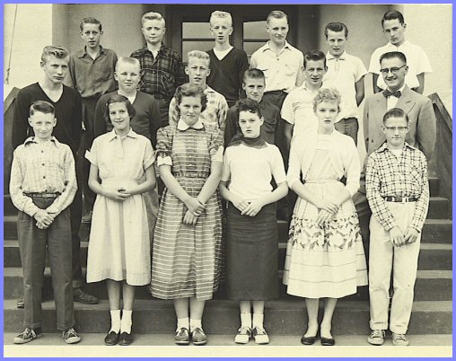 Yarrow School - Grade Eight Class (1956-57)