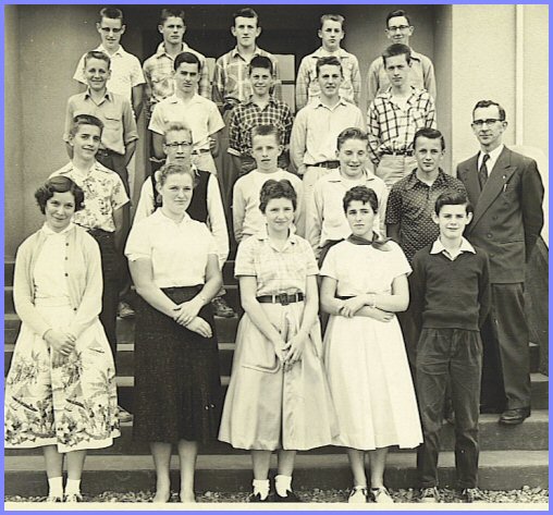 Yarrow School - Grade Nine Class (1956-57)